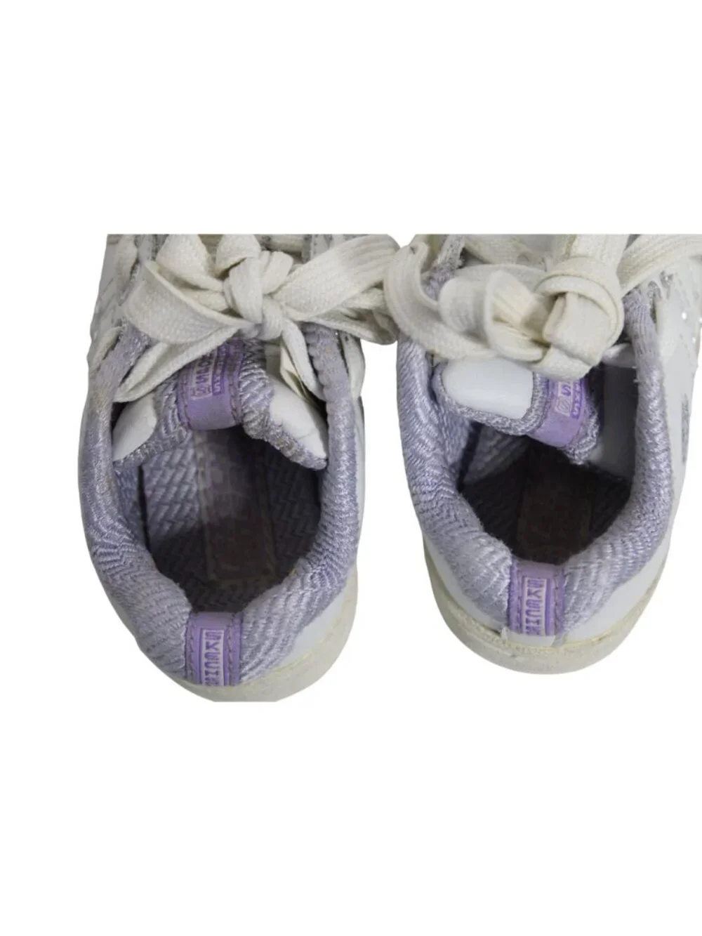 Sketchers White Purple Baby Sneakers Kids Shoe Size 4 Months